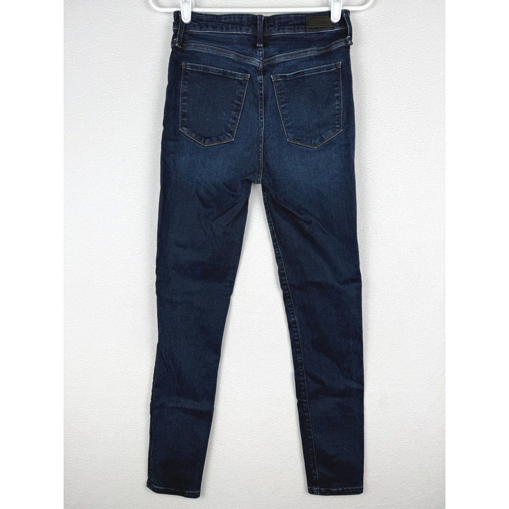 Abercrombie & Fitch Super Skinny Jeans Womens 27/4R Dark Blue High Rise Stretch - Picture 2 of 7